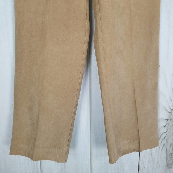 Alfred Dunner Tan Grandma Coastal Soft Straight Leg Pants Tik Tok - Picture 6 of 9